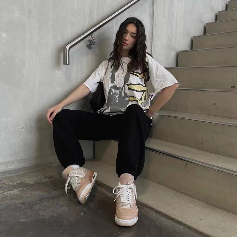 

Fragment Design Travis United T shirts Scott Kaws Plus Size Men T-shirts Retro Tops Men Vintage Oversized Streetwear Tee Women Tomboy Tees Heavy Cotton Short Sleeves, Khaki