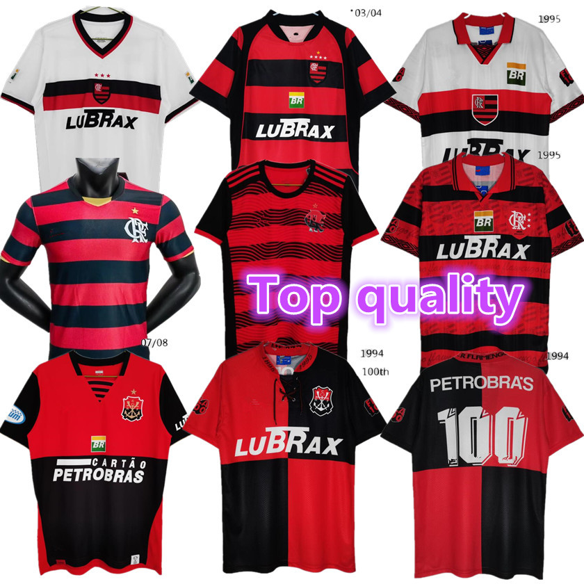 

Retro classic Flamengo soccer jerseys 1994 1995 100 years Centenary 2003 2004 2007 2008 2009 GILBERTO SAVIO ROMARIO EMERSON ADRIANO 03 04 07 08 09 retro football shirt