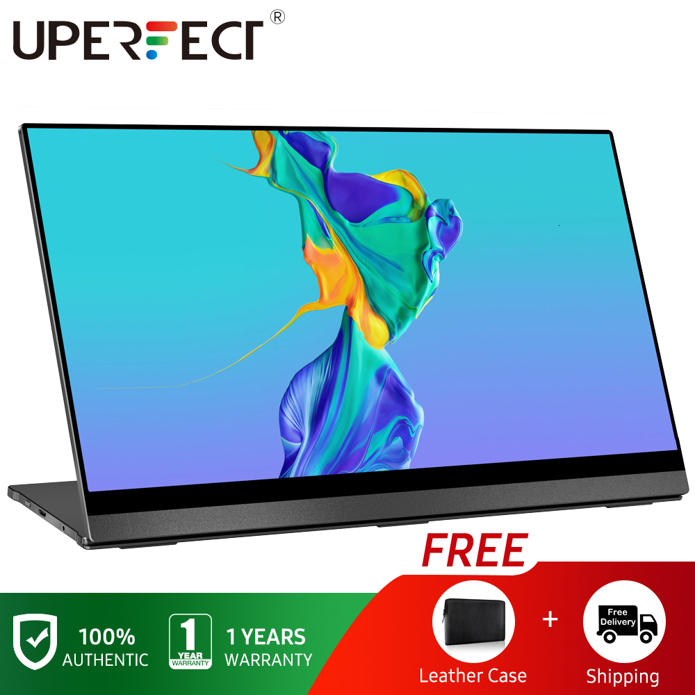 

Monitors UPERFECT 4K Portable Monitor Touchscreen Gravity Sensor Automatic Rotate 15.6'' Slimmest 10-Point Touch UHD 3840x2160 Display 230320