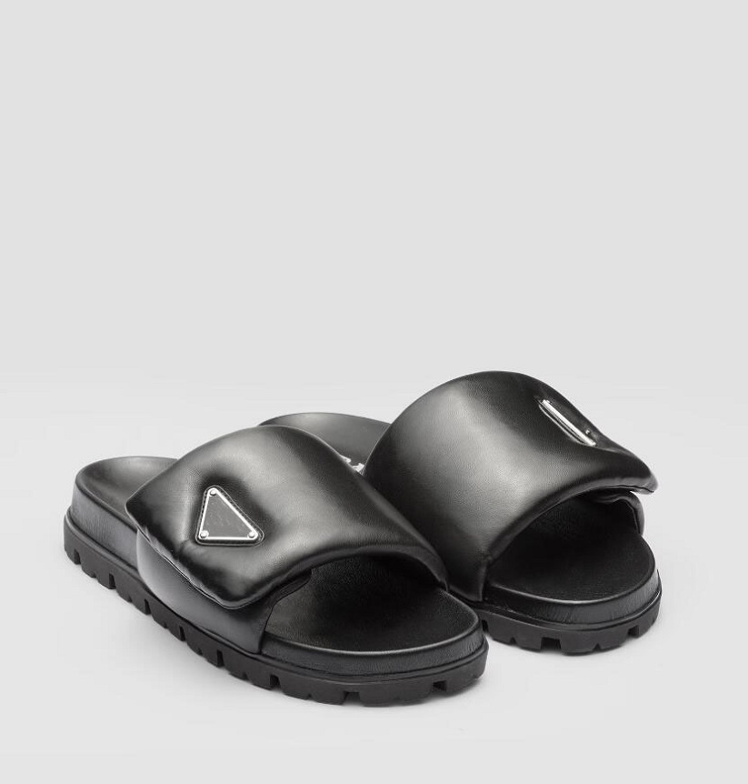 

Summer Brand Women Black White Sandals Shoes Soft Padded Nappa Leather Lady Slip On Casual Walking Comfort Footwear EU35-40 Box