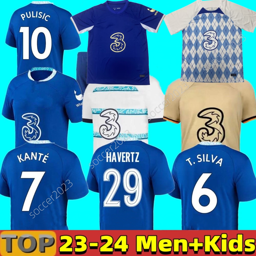 

23 24 CFC ENZO Soccer Jersey PULISIC MOUNT HAVERTZ STERLING JORGINHO 2022 football t shirt men kids set kits KOULIBALY KANTE uniform socks Mendy T. SILVA CUCURELLA, 23 24 new aldult