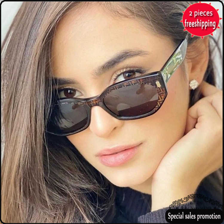 

Brand Design Sunglasses 23 New f Home Network Red Same Sunglass Fashion Fe400181 Personalized Plate Cat Eye