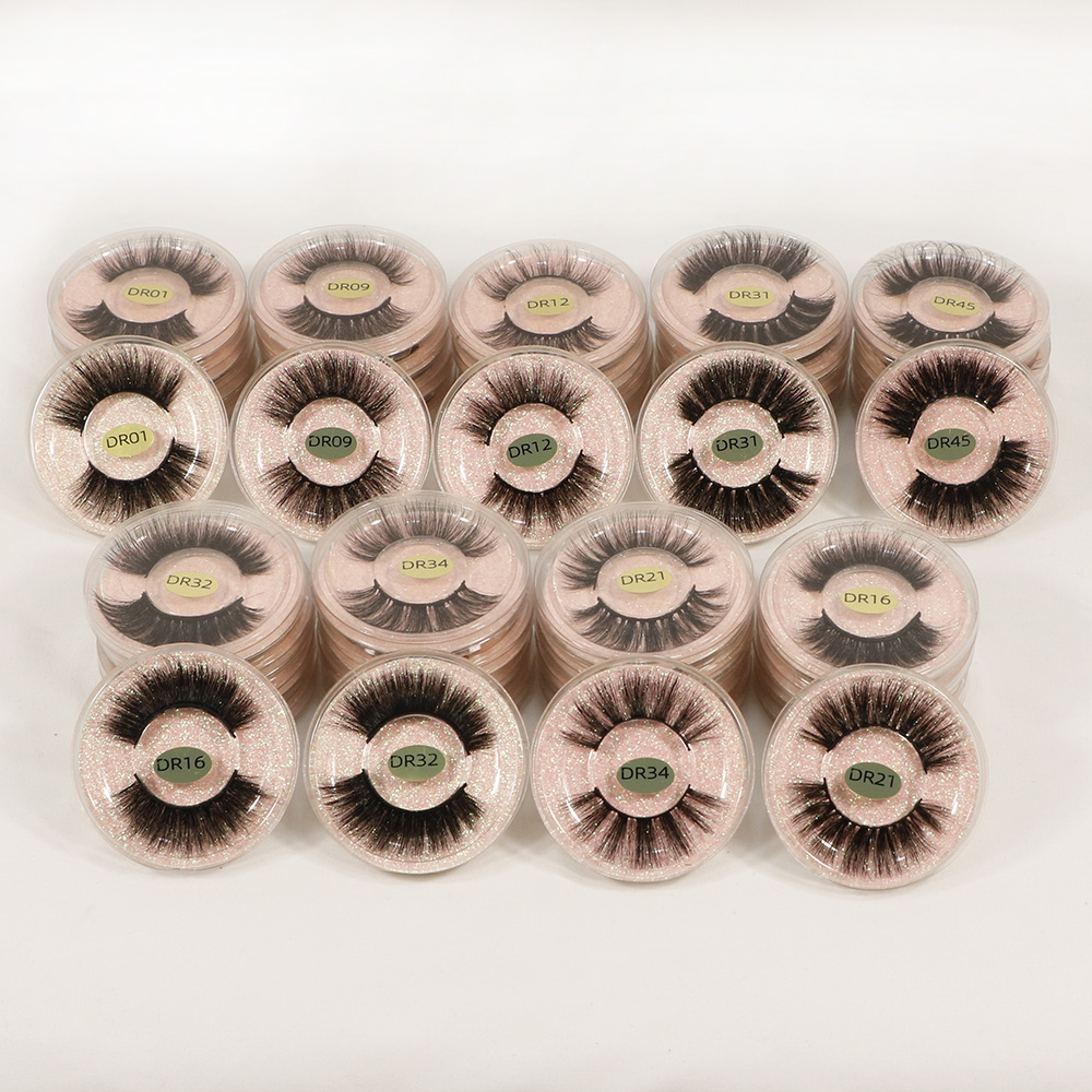 

High Quality Natural False Eyelashes 3D Mink Eye Lashes Strip Eyelashes Extensions