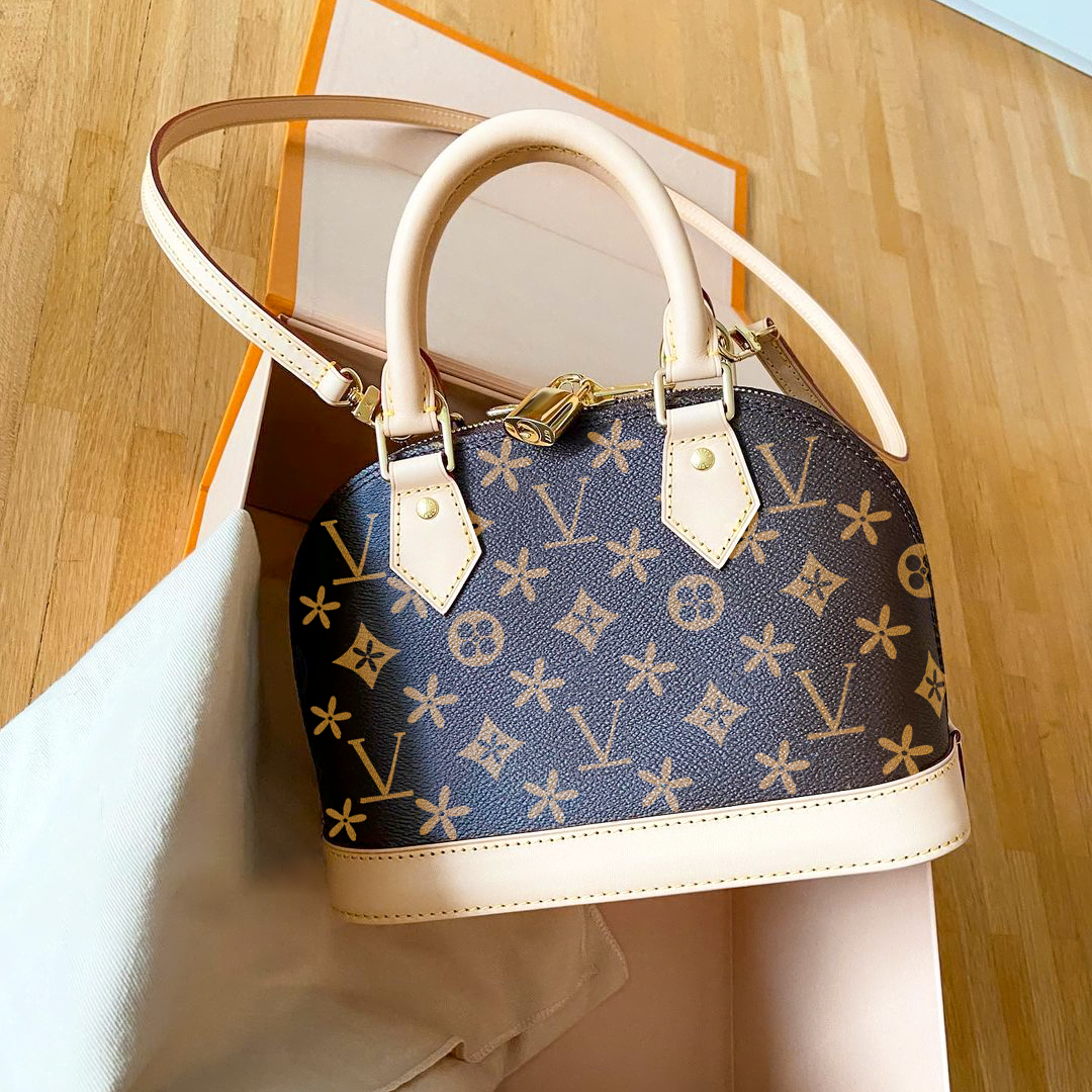 

M53152 N41221 Alma BB fashion Shoulder Bags Totes Clutch Cross Body handbags man mens womens hand bag hobo sling work small purse pochette fleming polene strap bag, Mon0gram small