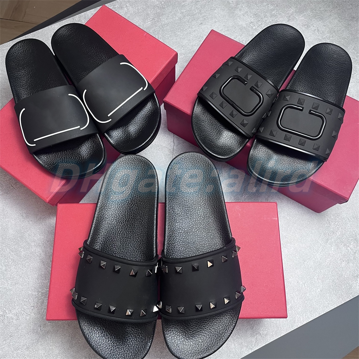 

Luxury sandal famous designer woman men Sunset Flat rubber slipper slide tiger sneaker flower top quality classic fast shipping easy to wear shoe, #6