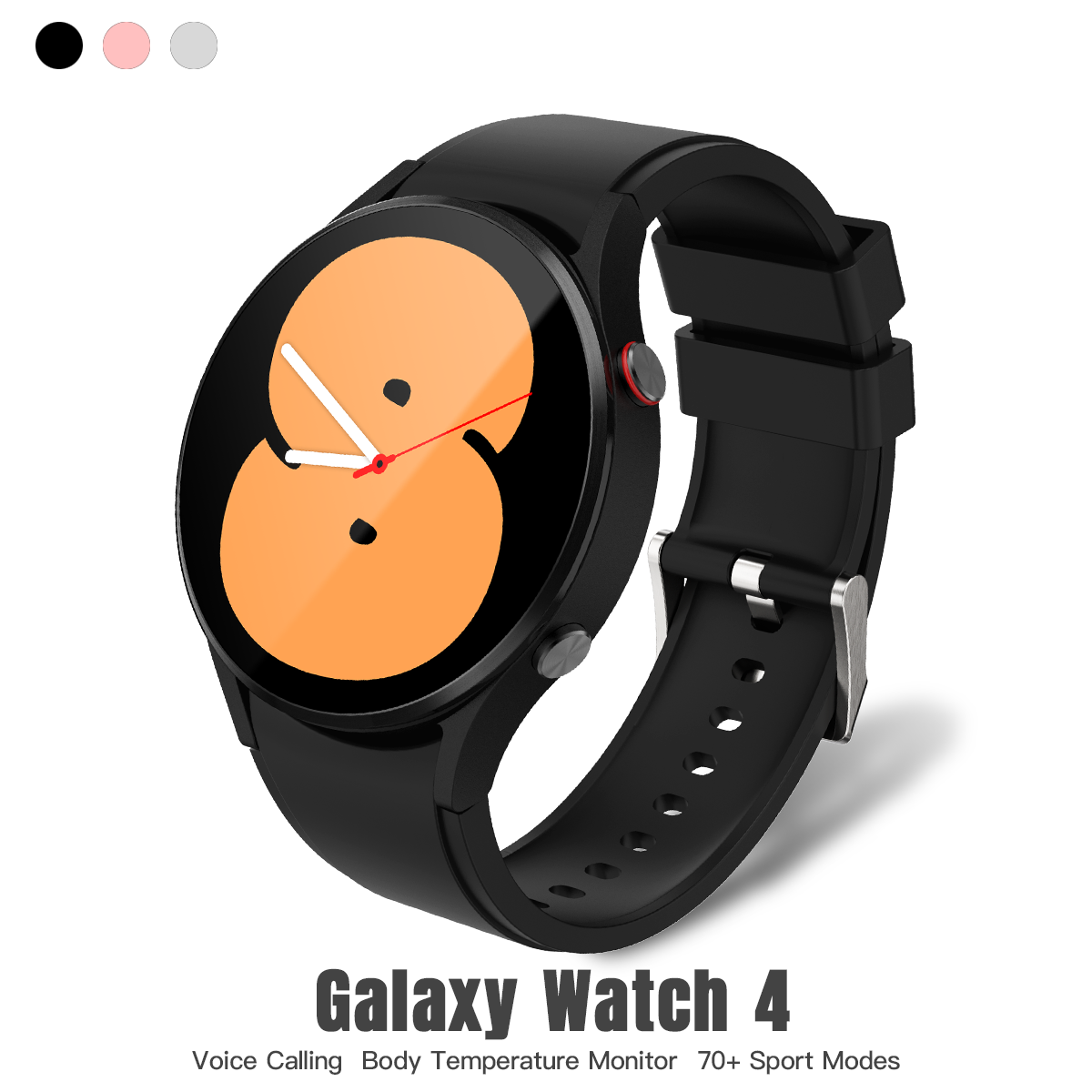 

Smart Watches Men IPS Display Custom Dial Voice Calling Health Monitor 70 Sports Modes Waterproof Smartwatch For Galaxy Watch 4