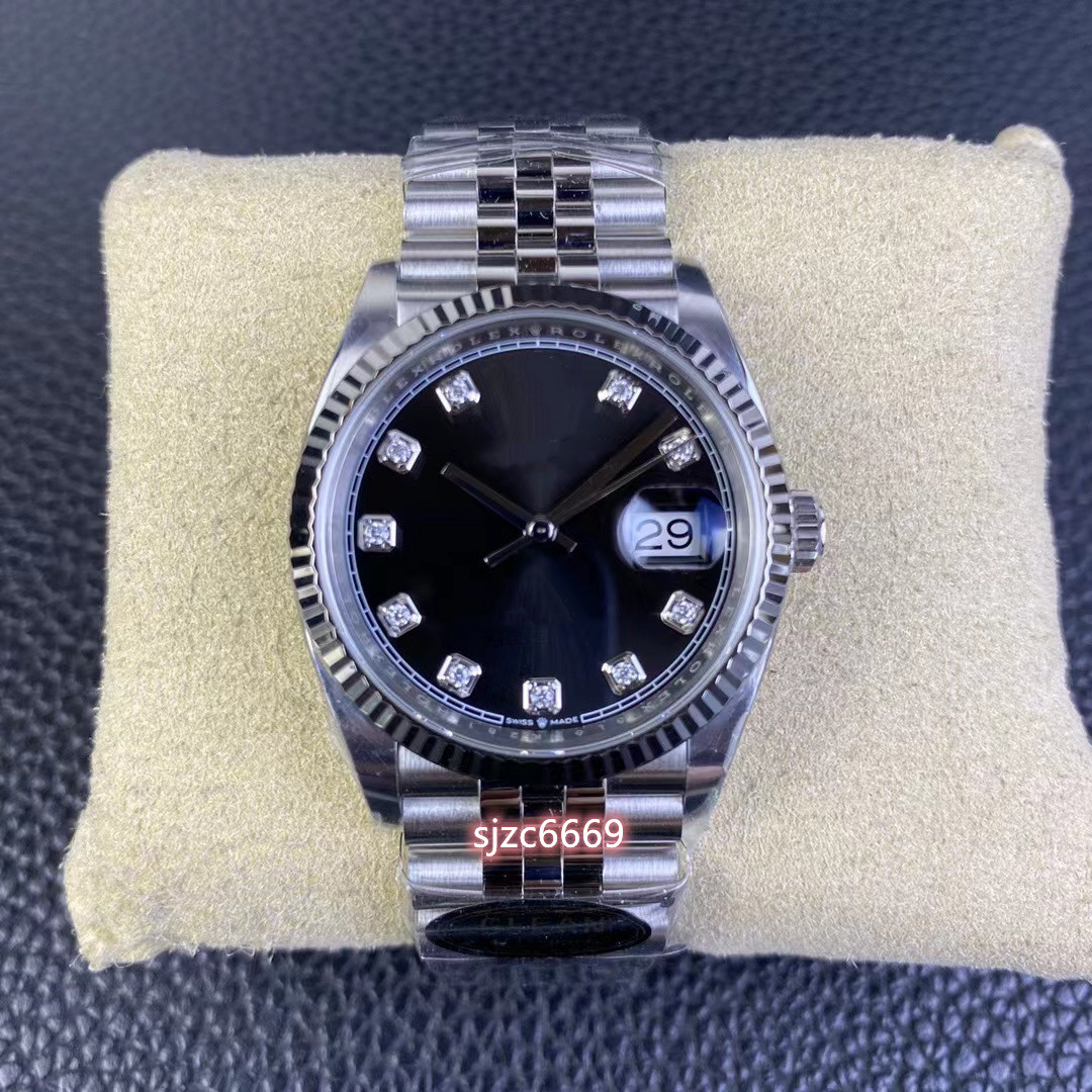

clean Factory 126234 Watch is 36mm in diameter with 3235 movement sapphire glass mirror 904L fine steel strap, As shown
