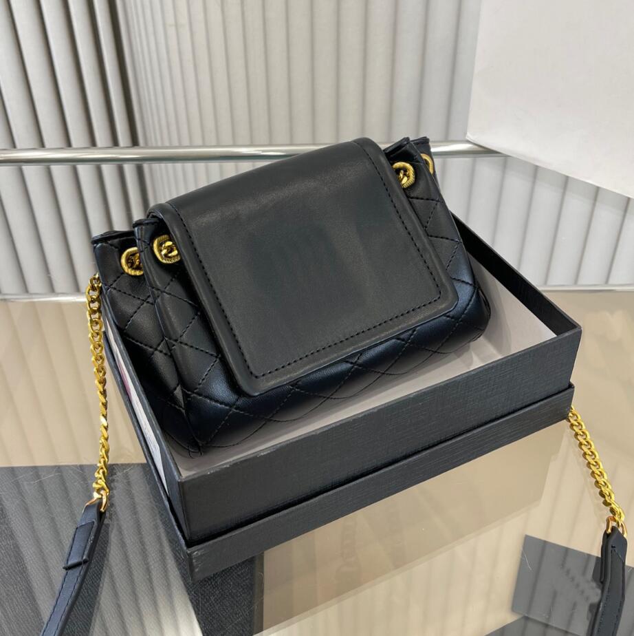 

quality handbags classical soft lambskin NOLITA mini bags design crossbody women genuine leather chain shoulder bag brand fashion luxury designer bags, Black