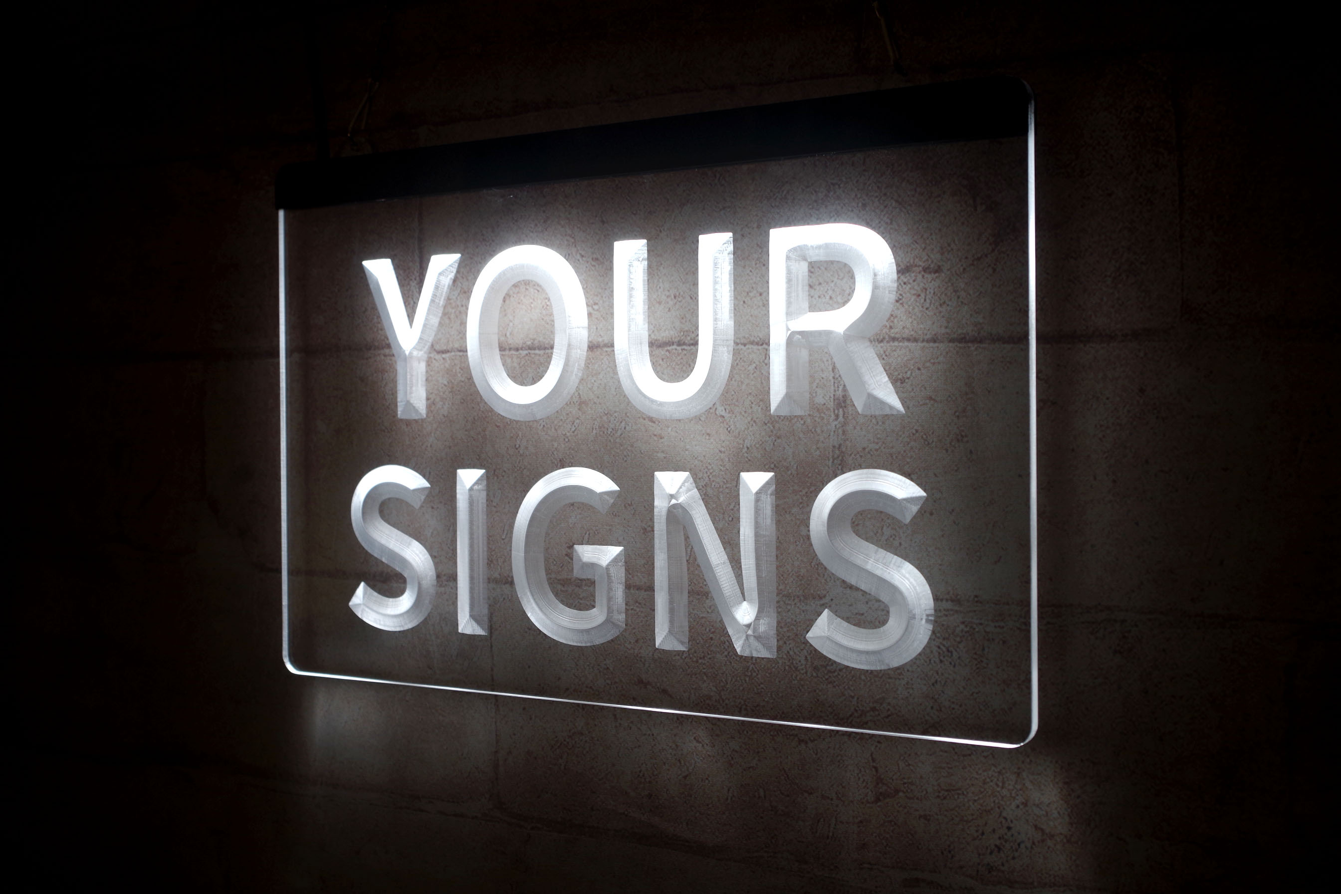 

Your Light Signs 3D Engraving Personalized Customization Accessory