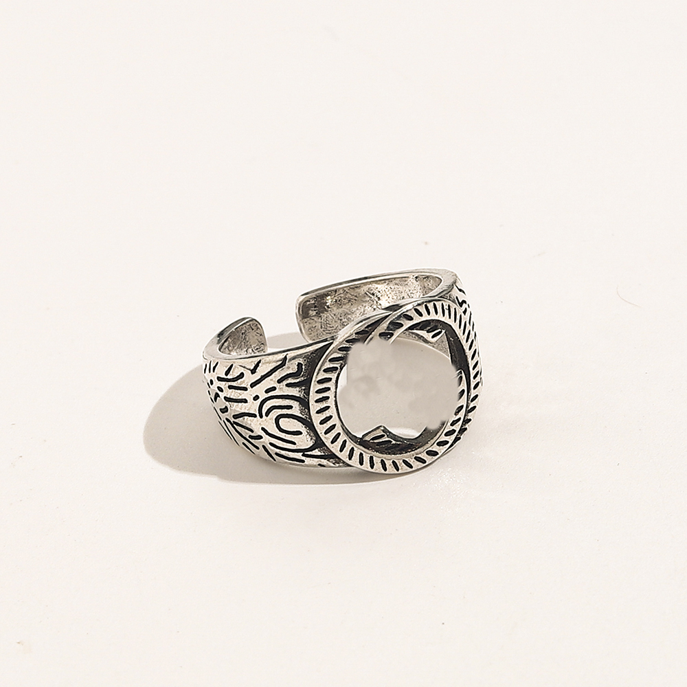 

New Style Designer Rings Women Love Charms 925 Silver Plated Copper Finger Adjustable Ring Luxury Accessories Wedding Jewelry Supplies ZG1393