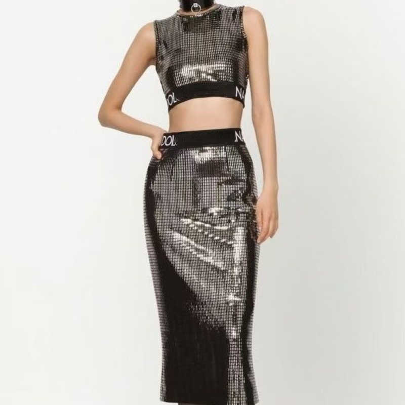 

New womens suit designer tracksuit sequin set skirt fashion sports suits women fashion sets 128, No.1