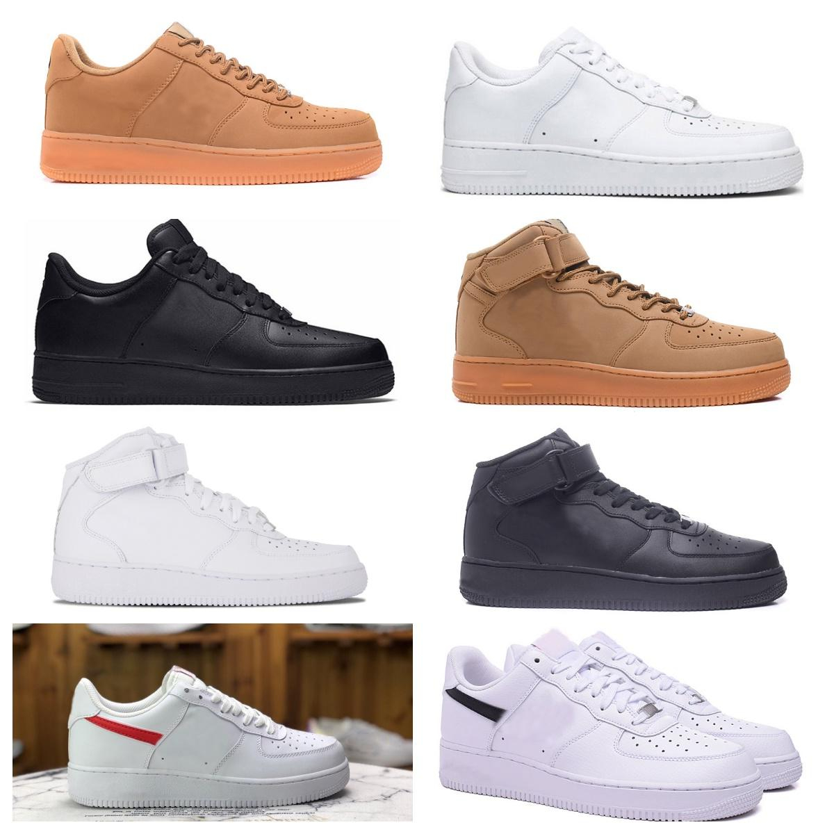 

Forces 2023Fashion Low Mens Women Casual Shoes Airs High 1 One Triple White Black Wheat Utility Shadow 1s Classic 1 07 ''AF1''airForce Outdoor Sports Sneakers, E006