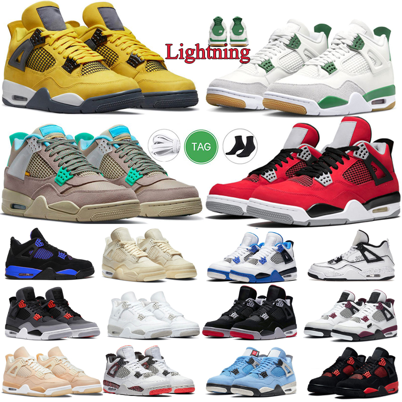 

Basketball shoes 4 4s men women Midnight Navy Military Black Cat Canvas Bred University Blue Thunder Oreo awesome outdoor sports trainers sneakers size 36-47, #47 taupe haze 40-47