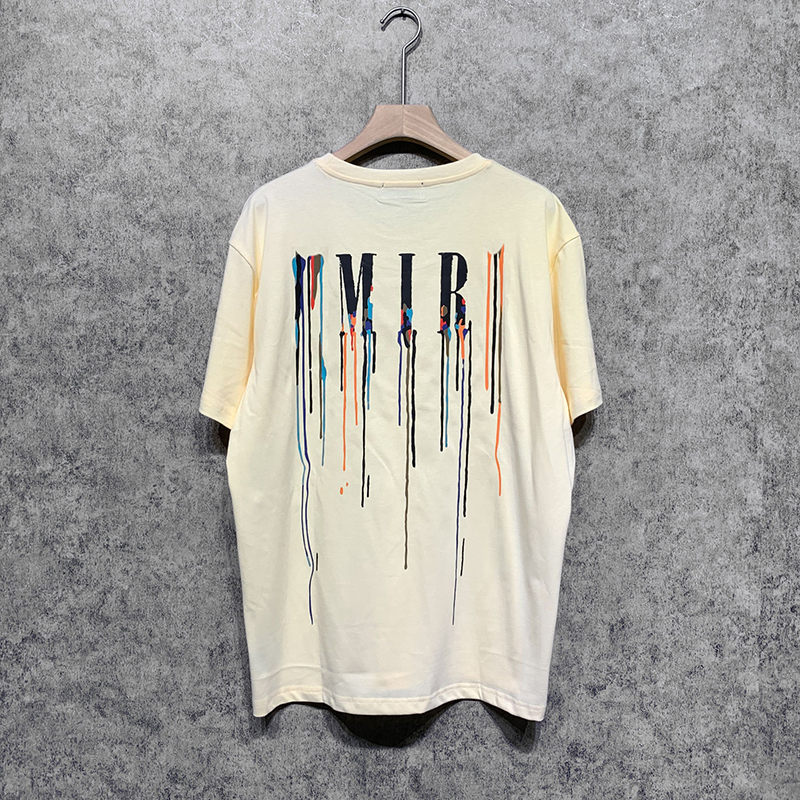 

designer new womens mens Colors Tees Letter Printed Tops amirs fashion brand Men Women Personality Cotton Travel Loose T Shirts, Color 11