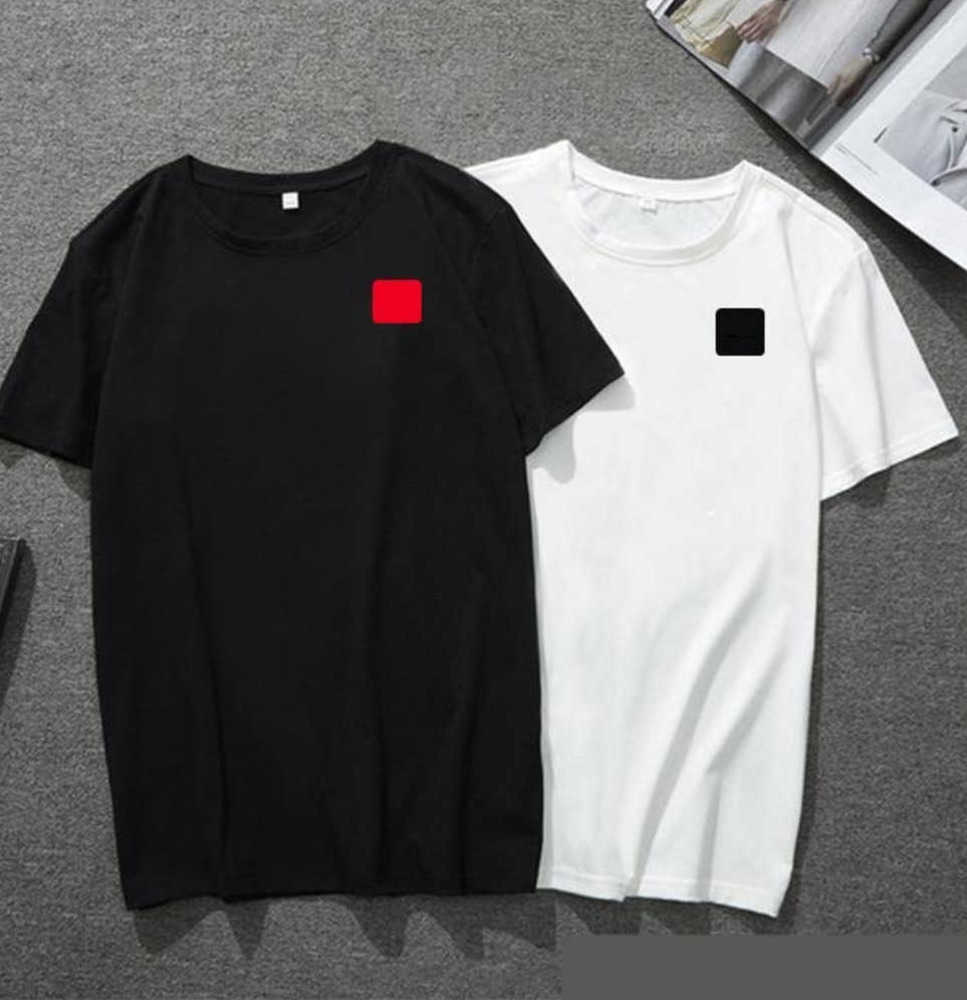 

2023 new mens t shirt European American popular small red-heart printing T-shirt men women couples t-shirt, Shipping fee