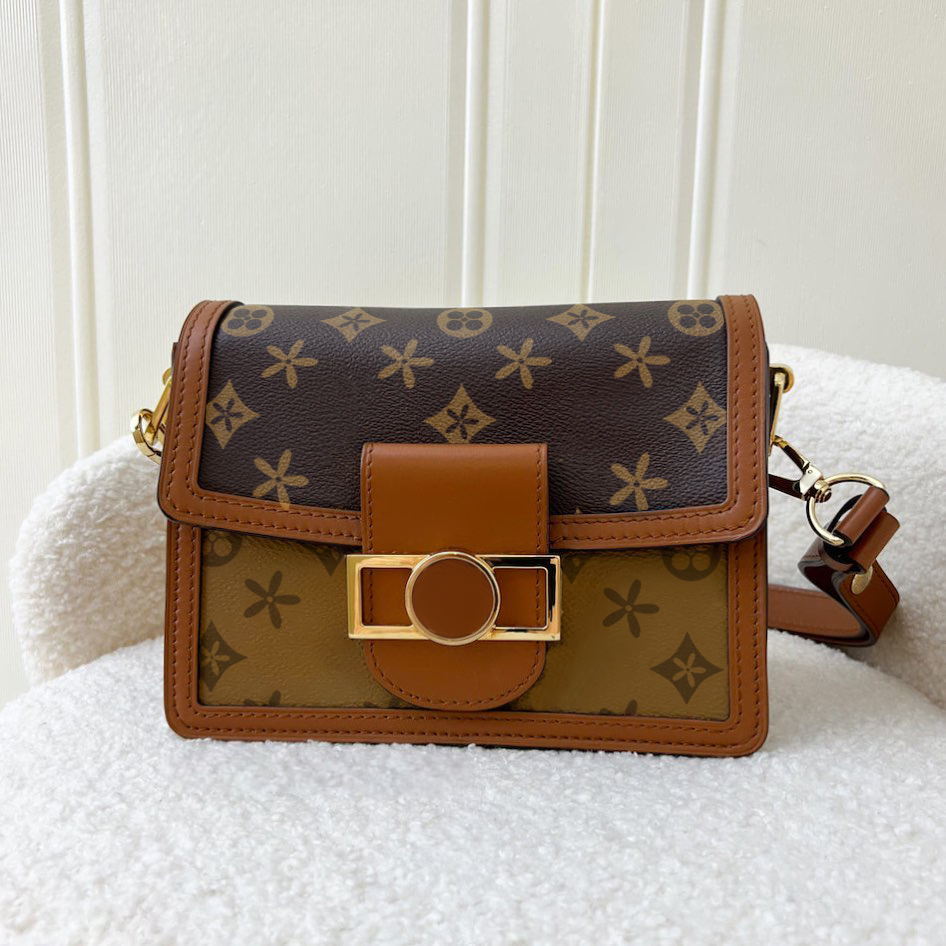 

Cross body DAUPHINE M45958 M45959 luxury Designer Womens Mans Classical pattern bags Shoulder bag Wallet clutch Genuine Leather crossbodys make up totes handbag, Mon0gram