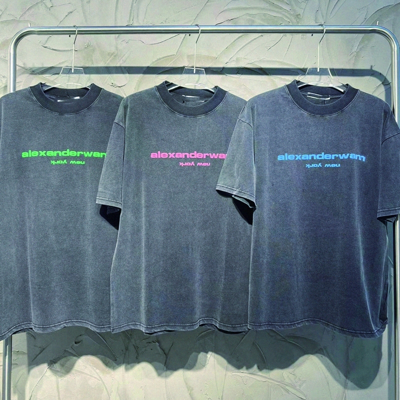 

fashion Printed T Shirt women Retro Washed 100% Cotton Tops Tees Harajuku Tshirt 2023 Streetwear Hip Hop womens tops quality T-shirts Q90Z#