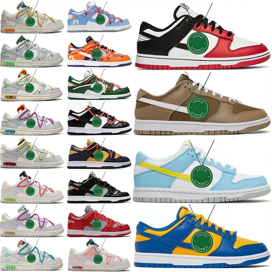 

New Fashion Panda Running Shoes for mens womens Low se sun club Safari Mix lot 01 03 49 of 50 Pine Green University Red White x Rose Dust Medium dunked, Color # 29