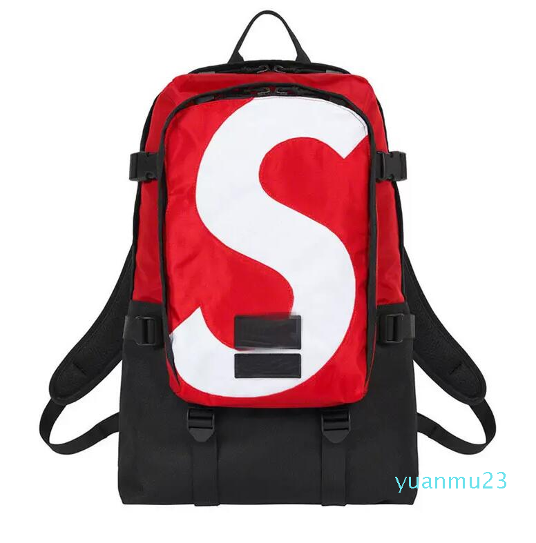 

20 Backpack school bag Messenger Outdoor Backpacks Unisex Fanny Pack Fashion Travel Bucket handbag waist bags 33, Red