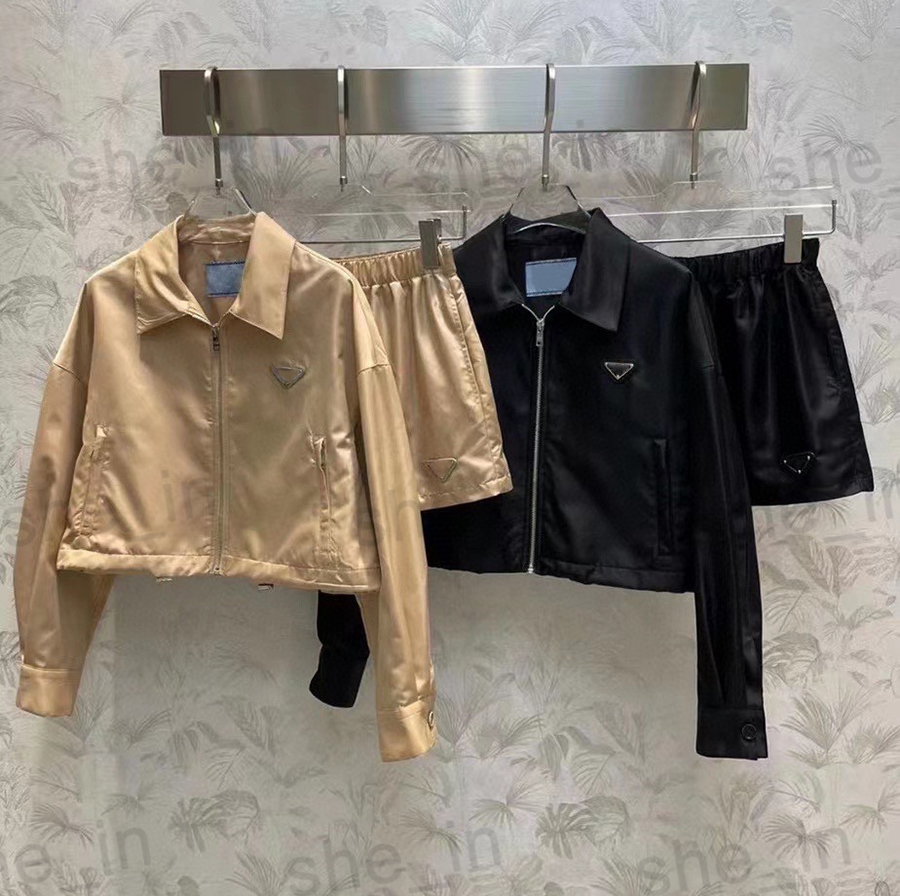 

Summer Tracksuit Woman Fashion Womens Tracksuits Designer Shorts Jackets Two Piece Sets Casual Loose Pants Sun Protection Jacket Tops 23SS