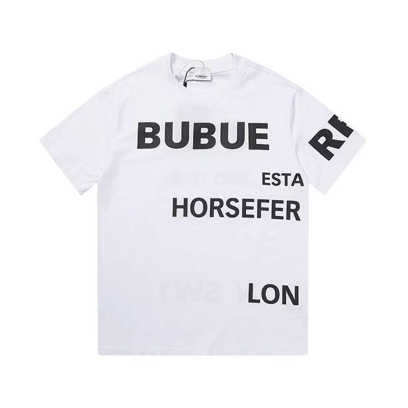 

BUBUBU Men' T-shirt designer for men' women' shirts fashion T-shirts and letters casual summer short-sleeved men' T-shirts women' shirts, White