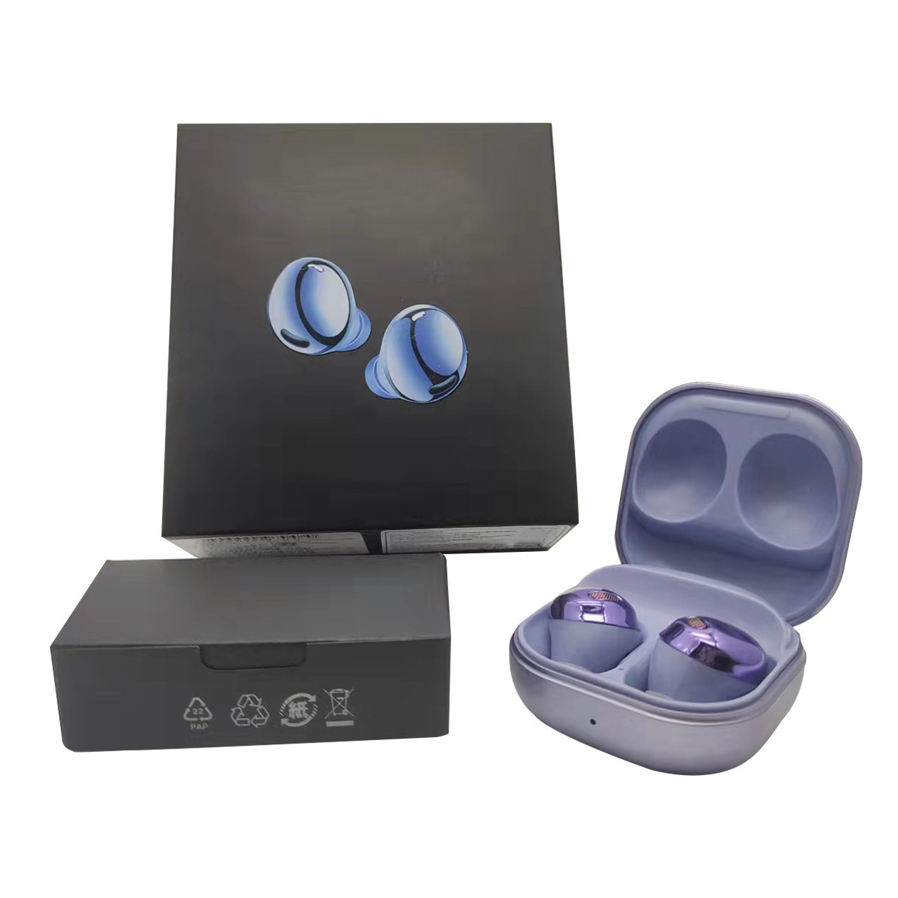 

Earphones for Samsung R190 Buds Pro for Galaxy Phones iOS Android True Wireless Earbuds Headphones, Black