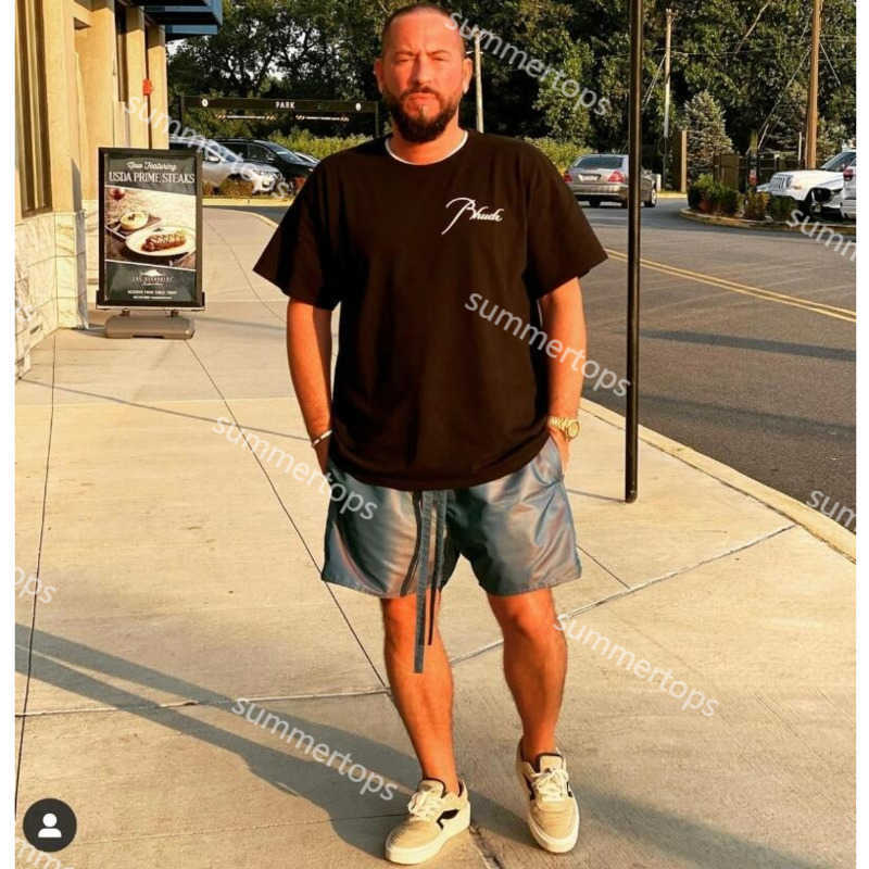 

Rhude Men's T-Shirts Designer Shirts Luxury Brand Fashion Shirt for Men Casual Mens Short Sleeve Tees Cotton T3101