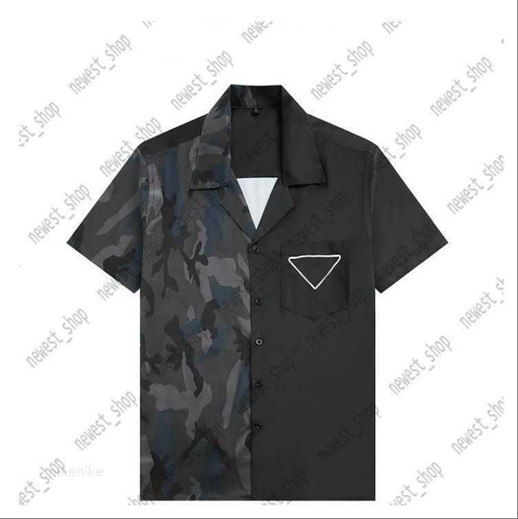 

Spring Summer Mens T Shirts designer luxury tshirt camouflage Splicing t shirt Classic fashion womens clothing short sleeve letter print, Black