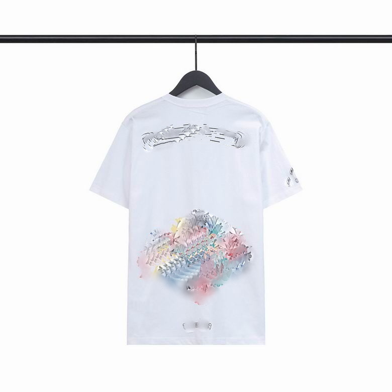 

Fashion Mens Multicolor Cross Scroll Short Sleeve T Shirt Black White Short Designers Tees Womens Tshirts Shorts Men Clothing Top