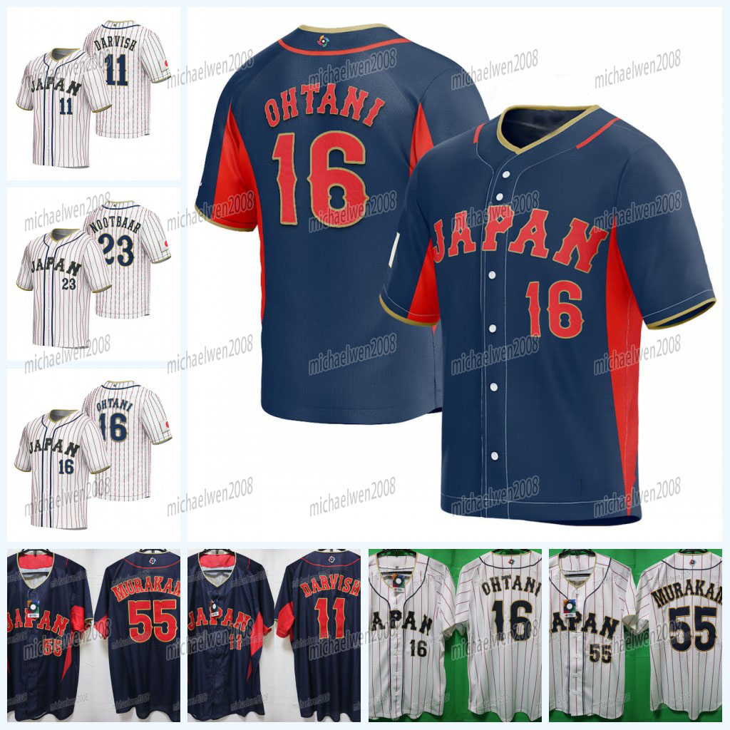 

16 Shohei Ohtani Team Japan 2023 World Baseball Classic Jersey WBC Lars Nootbaar Yu Darvish Seiya Suzuki Yamamoto Masataka Yoshida Shosei Togo Munetaka Murakami, Youth