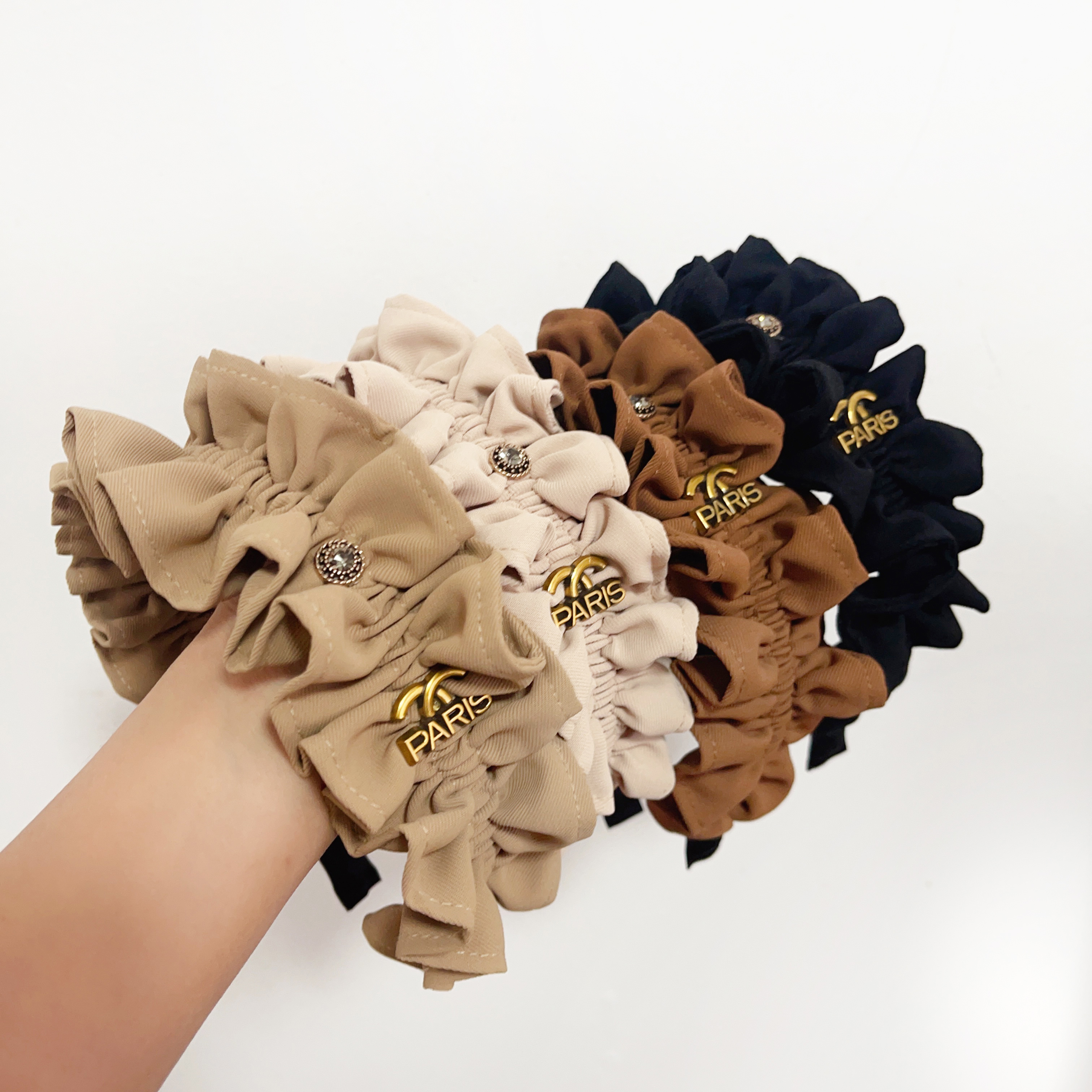 

Black Cloth Headbands Designer Brand Hair Hoop Girl Gift Love Hair Clip Romantic Design Headwear Fashion Multicolor Headwear Gift Springtime New Accessories