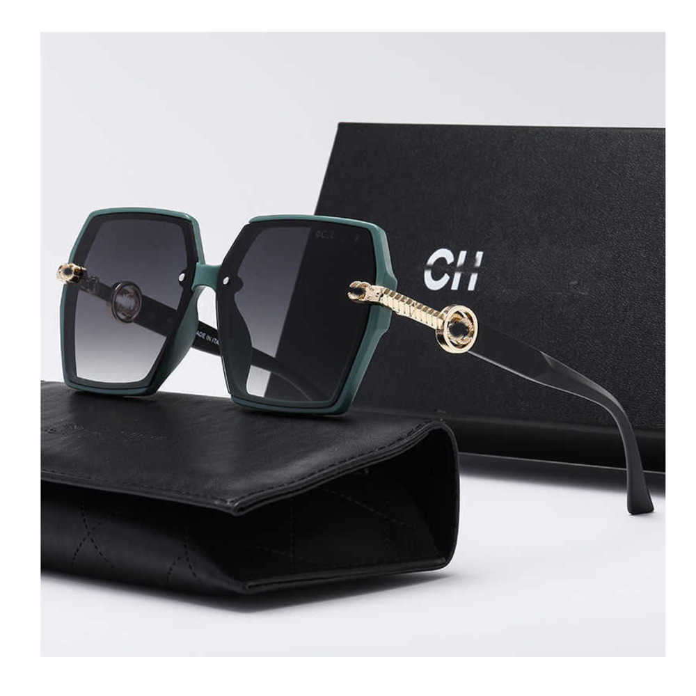 2023 New Designer Brand Channel Sunglasses Cycle Luxurious Mens Woman Sunglass Fashion Polarized Temperament Oversized Gradient Sunglasses-image-852367509