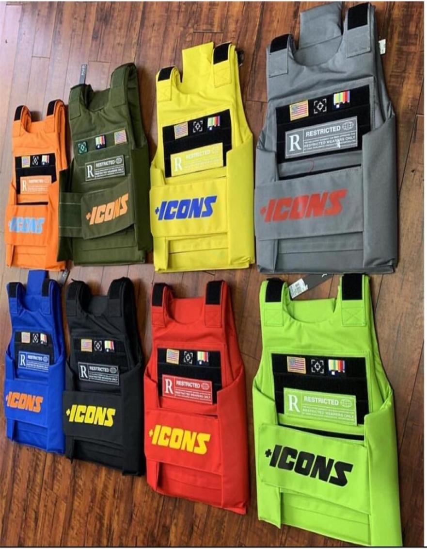 

Vests Icon gilet Trending CS Vest Tactical military hiphop rapper FASHION VEST Outerwear Men s Fashion Tactica ICONS jacket vest 26188166, Icons orange letter