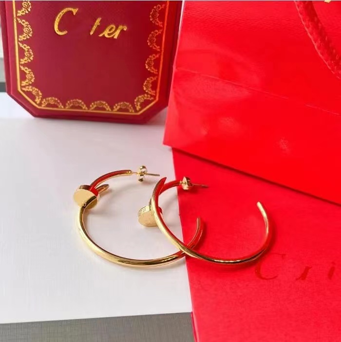 

Exquisite Fashionable 18k Gold-plated Earrings Charm Design Diamond Studded Earring Luxury Designer Jewelry Premium Gifts For Girls Selected Gift A853