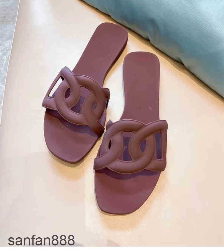 

Original Designer Hemres Slippers Fashion Luxury H Summer Flat Luxurys Women Designers Sandals Leather Flip Flop Brand Beach Bedroo AGZ0 With logo TZAI