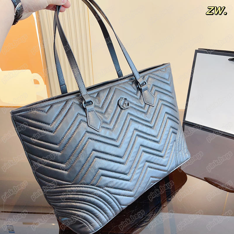 

Luxury Women Marmont Shopping Bag Designer Shoulder Bags Classic Handbag Genuine Leather Handbags Mens Crossbody Purse Tote Bag 2303212BF, G#black