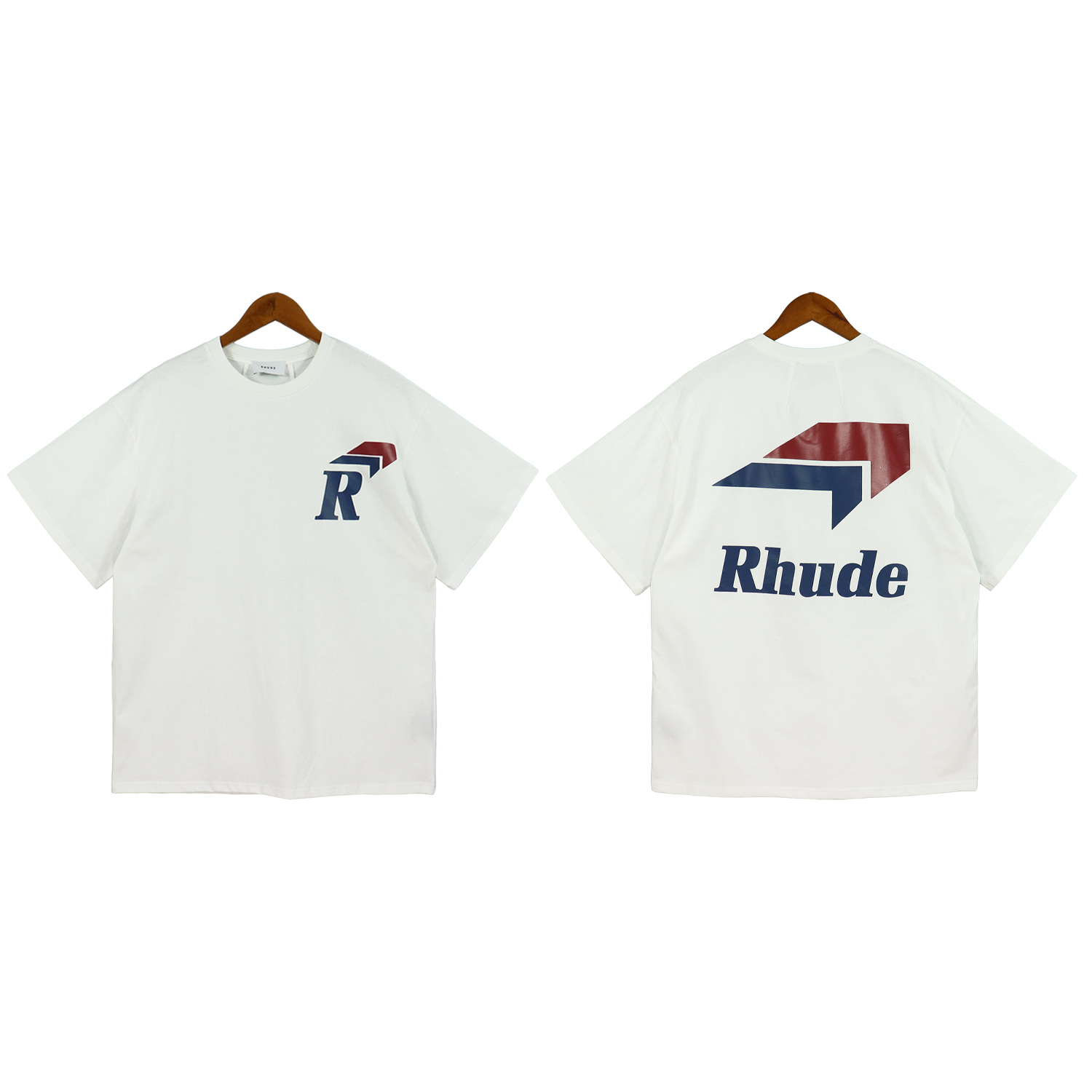 

Version High Quality Mens RHUDE T Shirts Summer T-Shirt Fashion Designer Casual Cotton Luxury Clothing Street Shorts Sleeves Clothes 8UDO, 11