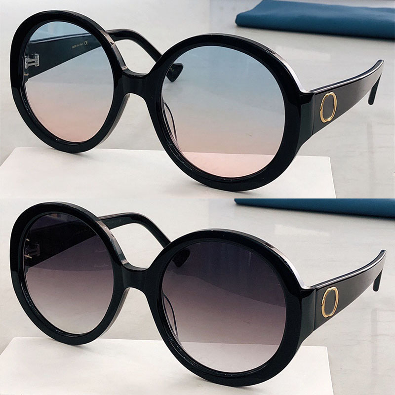 2023 oversize sunglasses for women Luxury Brand Designer Large round glasses Vintage Black New Fashion Travel Sunglasses men acatate sexy Big eye-image-852364726