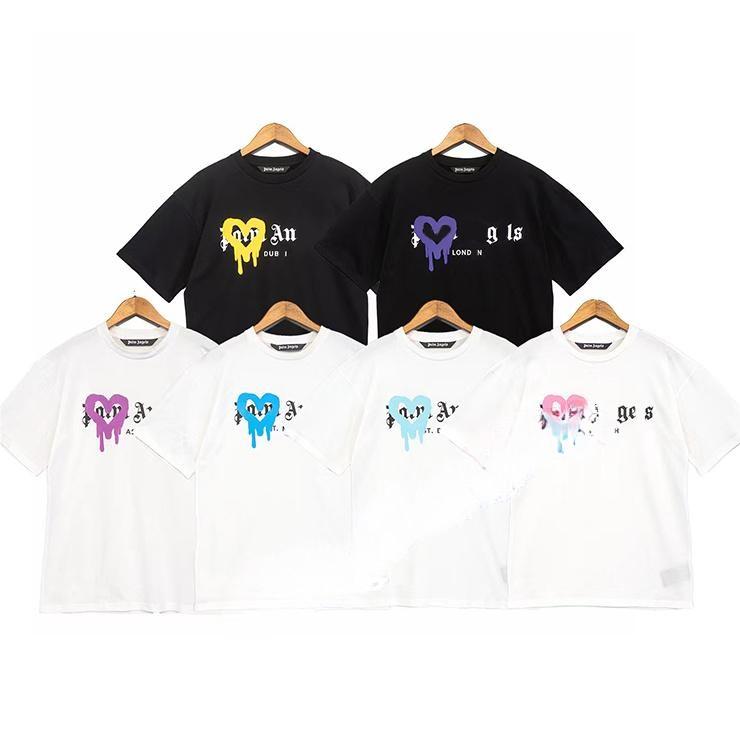 

Designer PA T-Shirt Luxury Brand Tees Print Palms T Shirts Mens Womens Angles Short Sleeve Casual Crew Neck Tops Clothing Clothes -XL 2023 top new