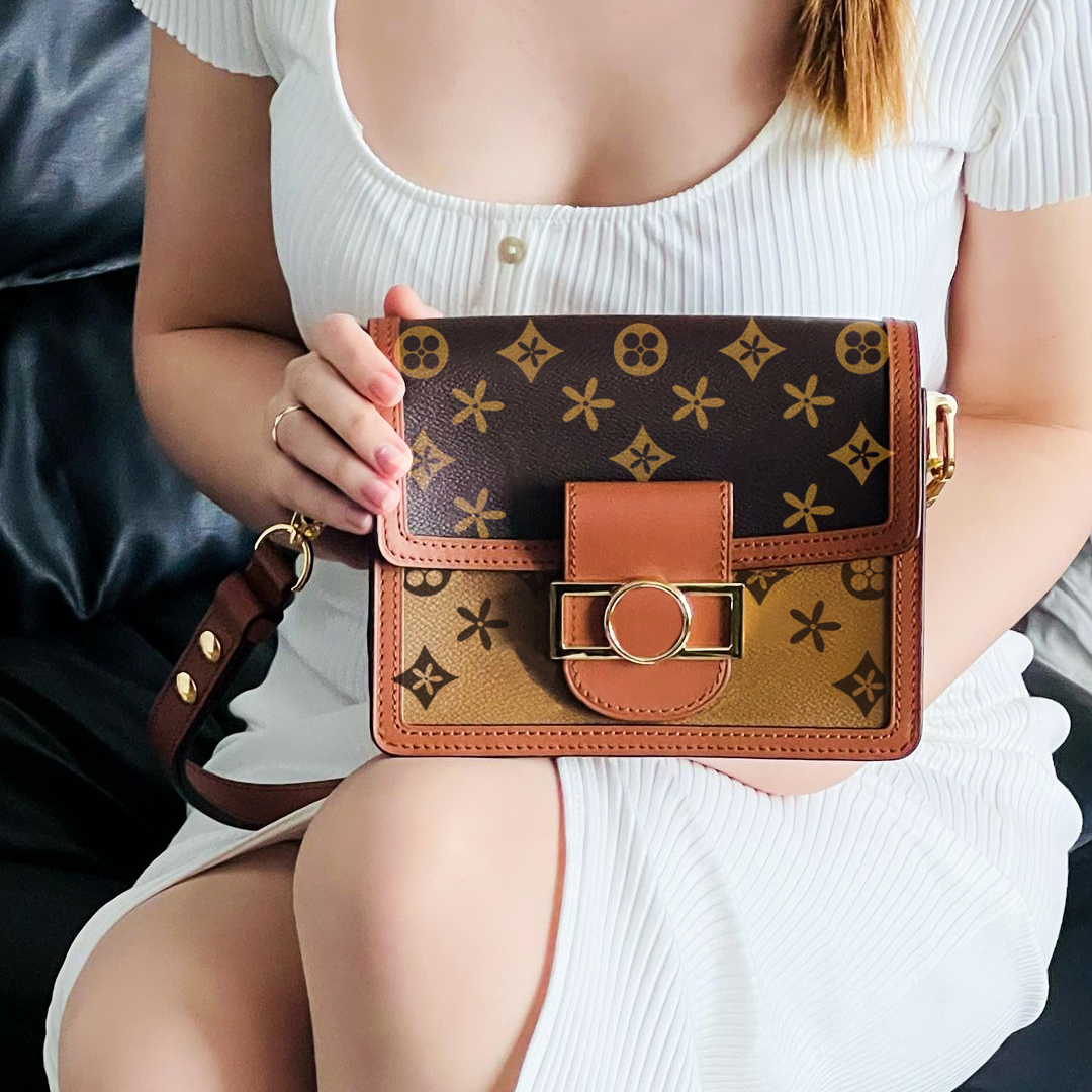 

M45958 M45959 DAUPHINE pochette Bag Classic womens mens Designer purses two shoulder straps handbag classic crossbody clutch Luxury Leather chain tote woman bags, Mon0gram