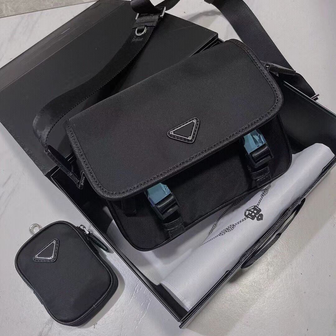 

bags crossbody fashion mens designer briefcases brand messenger shoulder bags new black purses ladies envelope bag Nylon mini medium handbag 2023
