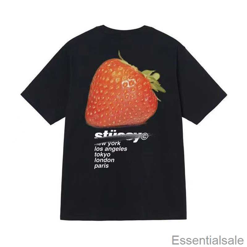 2023 Designer Stussys T-shirts Tops Summer Tshirt Luxury Fashion Brand Stussys t Shirts Mens Womens Short Sleeved Alphabet Dice Pattern Printed 59hu