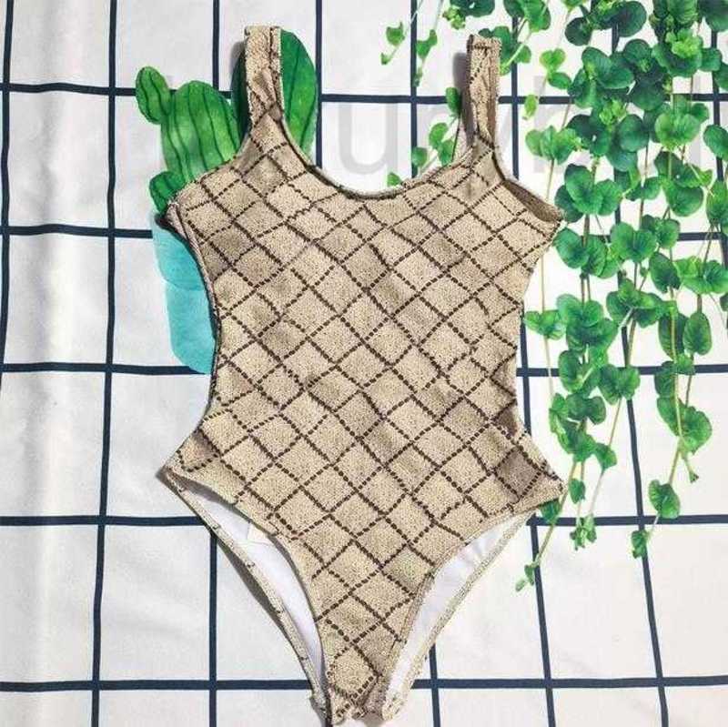 

Designer Swimwear Bikini Top Womens Swimwear Designer Women Bikinis Womens Swimsuits Onepiece Swimsuit 2023 Fashion Summer Letter s Girls Printing Beach Wear Part, Beige