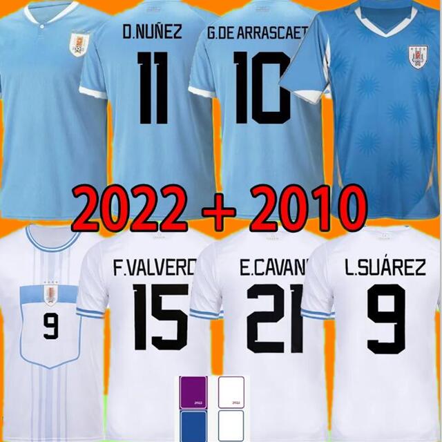 

2022 Uruguay G. DE EARRASCAETA Mens Soccer Jerseys D.GODIN J. M. GIMENEZ F. Valverde E. CAVANI Home away Short Sleeves Football Shirt Men Kids set mykit fans player version, Away kids sets