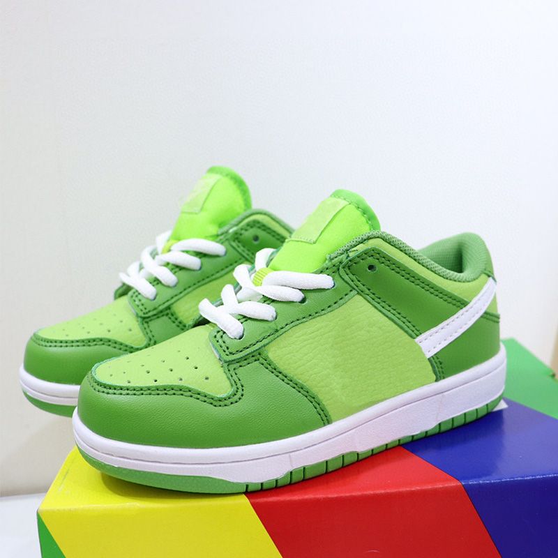 

2023 Kids Shoes Green Black White Panda Chunky Athletic Outdoor Grade School Boys Girls Casual Sneakers Children Walking Bayby Toddler Sports Youth Trainers, 10