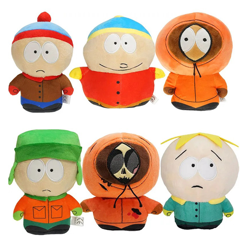 

20cm South Park Plush Toys cartoon Plush Doll Stan Kyle Kenny Cartman Plush Pillow Peluche Toys Children Birthday Gift, #1