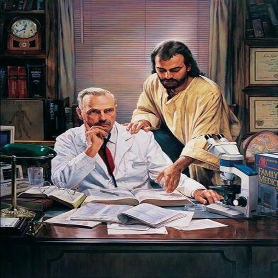 

NG 0094# THE DIFFICULT CASE Jesus & Physician Home Decor HD Print Oil Painting On Canvas Wall Art Canvas Pictures 200108237a