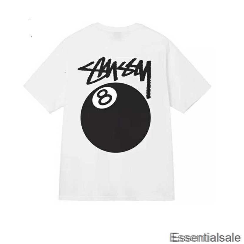 Men's t Shirts Designer Luxury Fashion Brand Stussys Classic Mens and Womens Dice Pattern Printed Alphabet Summer High Street Rend Hym5