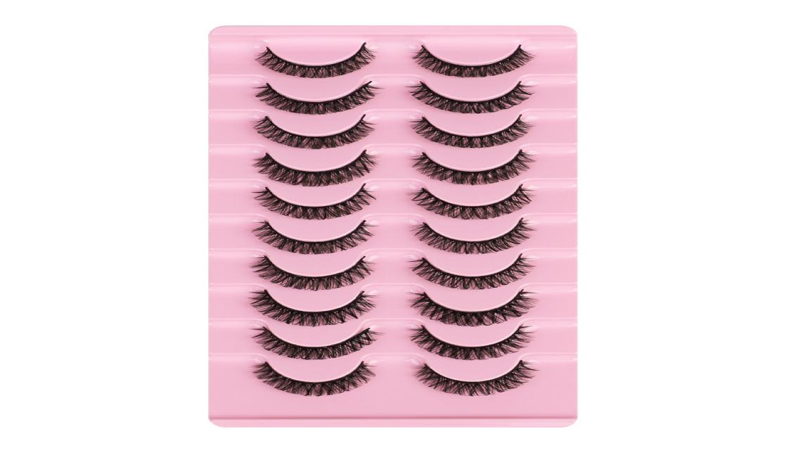 

Eye Lashes DD Crul Natural Long Eyelashes Russian Curls Fluffy Faux Mink Eyelash Extension Kit Make Up Tools Whole Vendors6512554