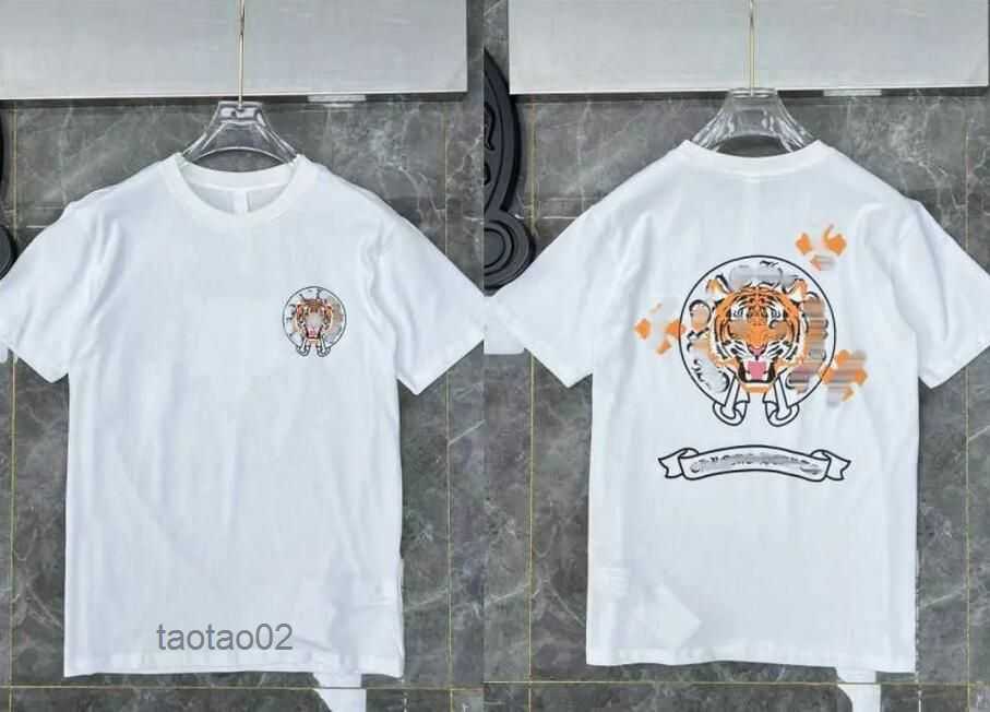 

Men's Ch Summer Fashion Luxury Brand t Shirts Designers Tees Correct Horseshoe Sanskrit Cross Polos Boy Graffiti T-shirts Women Short Sleeve6pdd